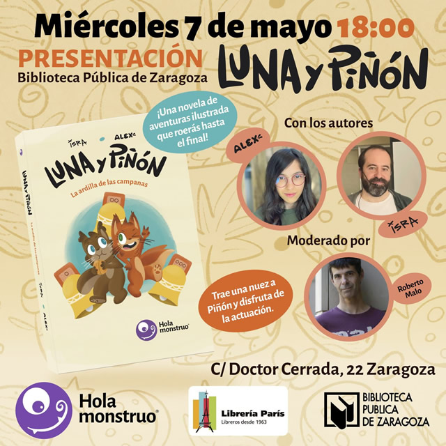 Presentación del libro ilustrado 'Luna y Piñón'
